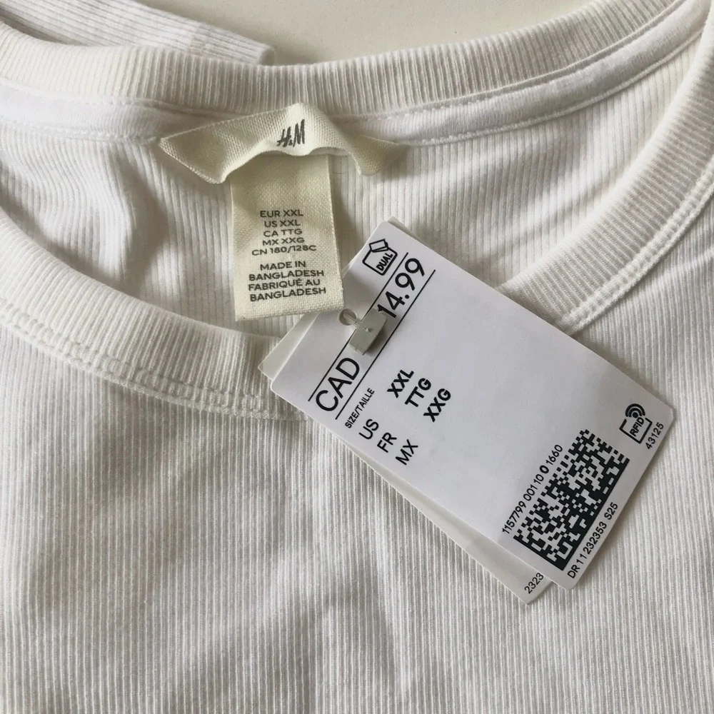 H&M ribbed t shirts - Picture 2 of 3